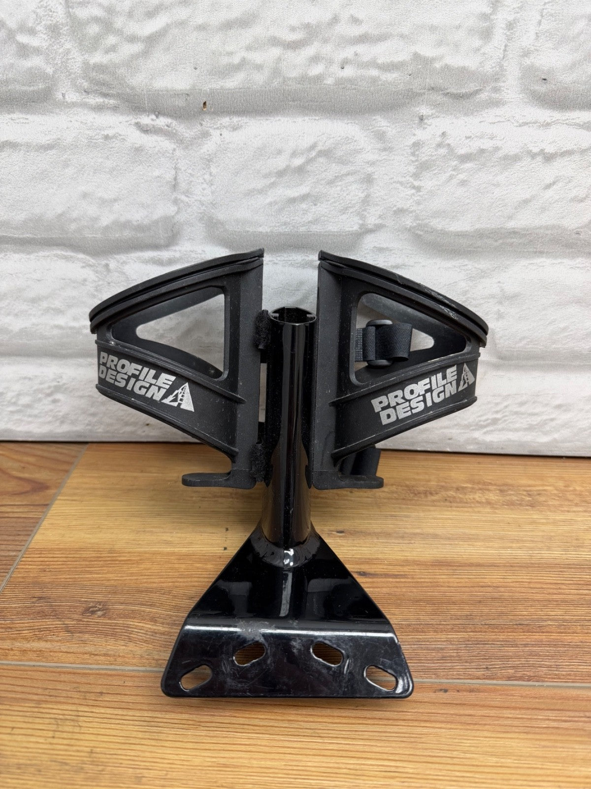 XLAB Saddle Mount Bottle Cage Holder w/ Profile Design Cages & Repair Kit Straps