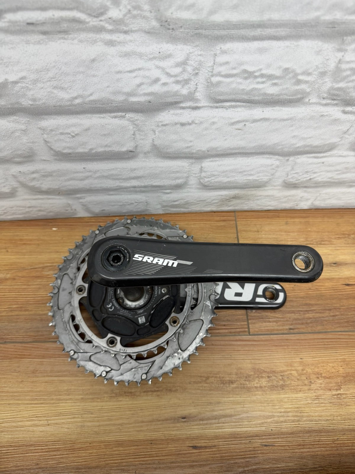 Sram Powerglide 53/39t 10 spd Crank 175mm Crank Arms With Power Meter