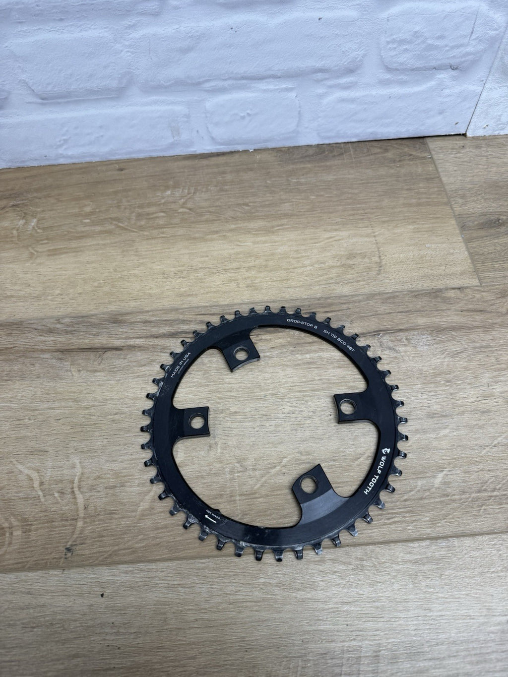 Wolf Tooth 110 BCD Asymmetric 4-Bolt Chainring for Shimano Cranks 