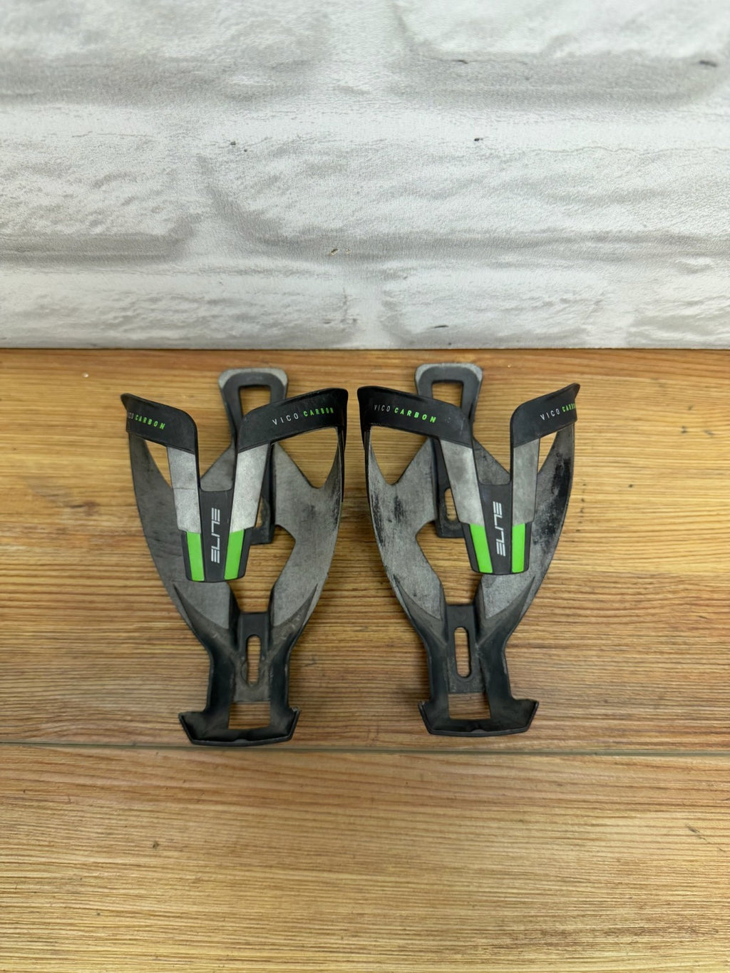 2 X ELITE VICO CARBON BOTTLE CAGES