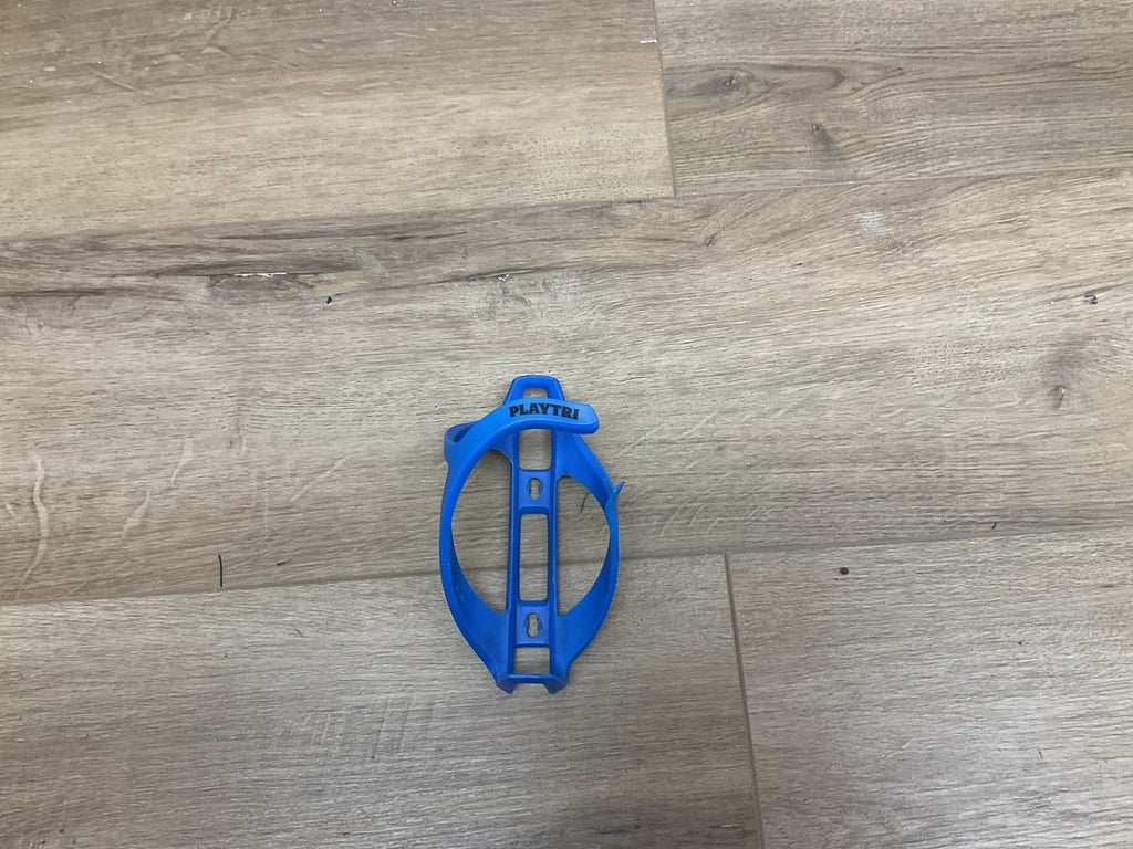 Playtri Cycling Water Bottle Cage Right Side Entry Blue 