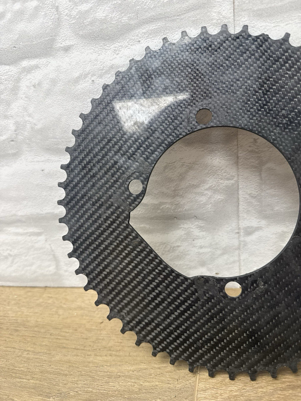 AeroCoach ARC Carbon Time Trial Chainring 5 Bolt Heavily Used