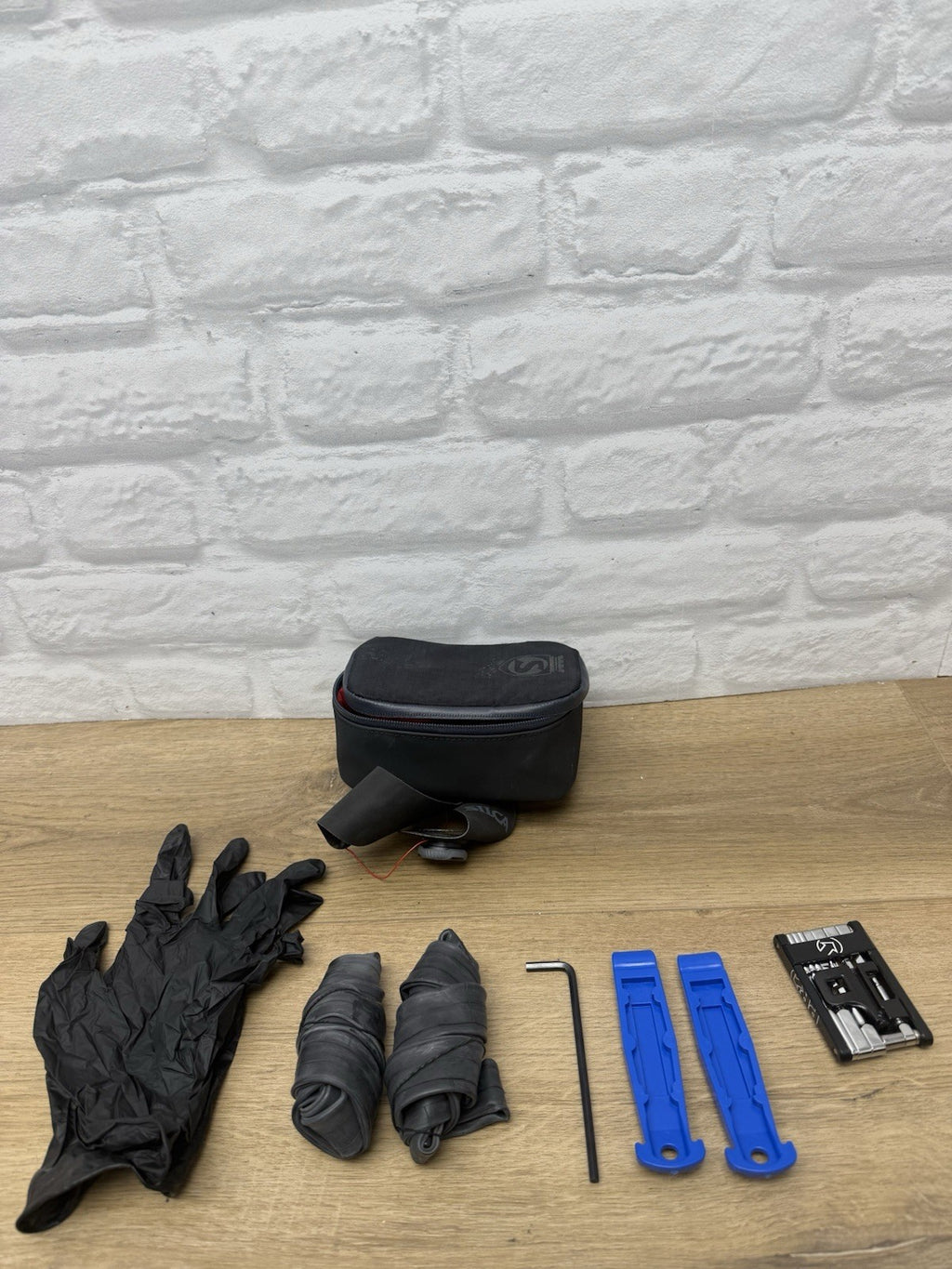  SILCA Mattone Grande Cycling Saddle bag black + Flat repair kit 