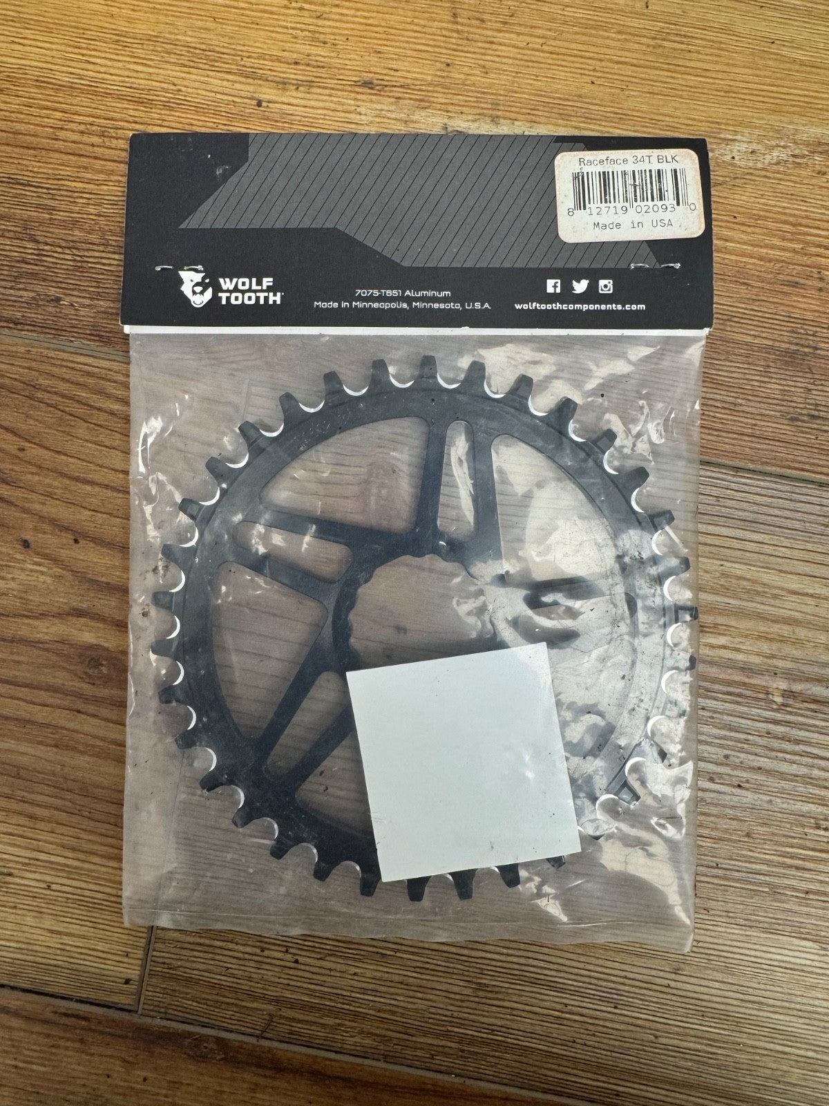 Wolf Tooth Compinents Drop Stop Chainring 34T