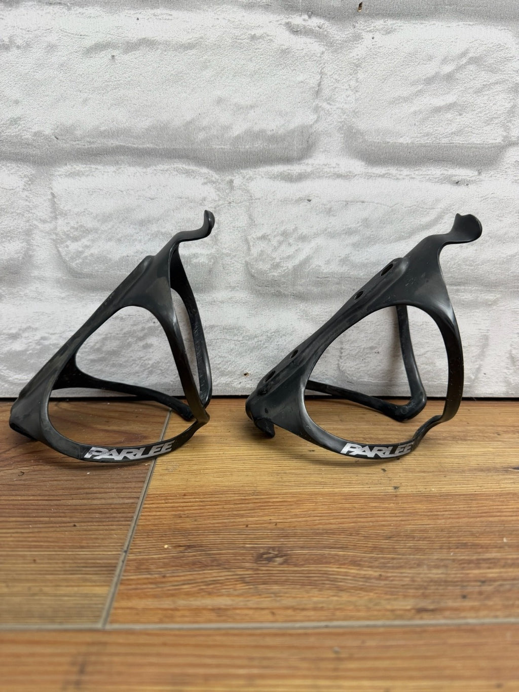 (2) PARLEE Arundel Mandible Carbon Bottle Cage Set