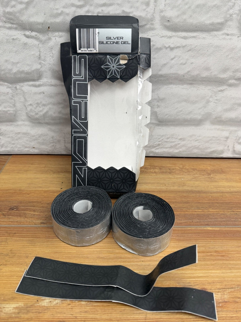 Supacaz Super Sticky Kush Tape - Silver Silicone Gel
