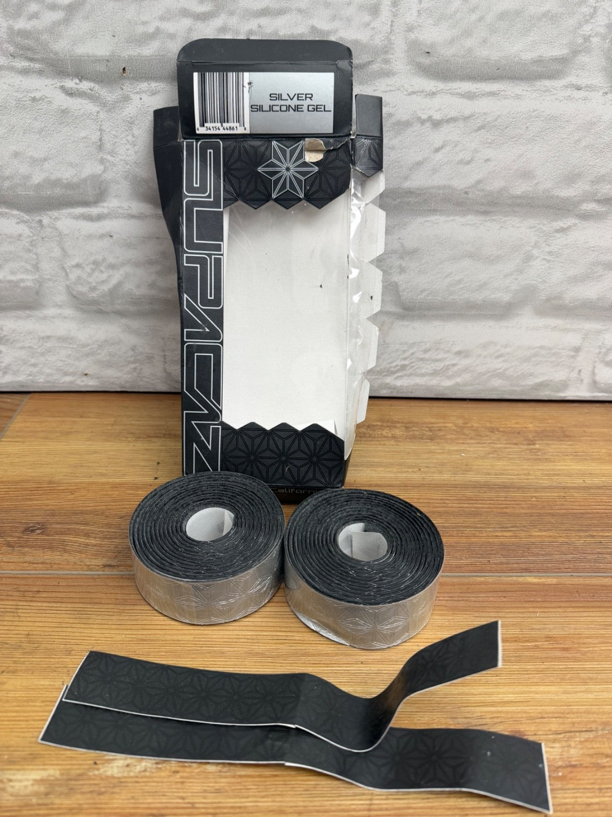 Supacaz Super Sticky Kush Tape - Silver Silicone Gel