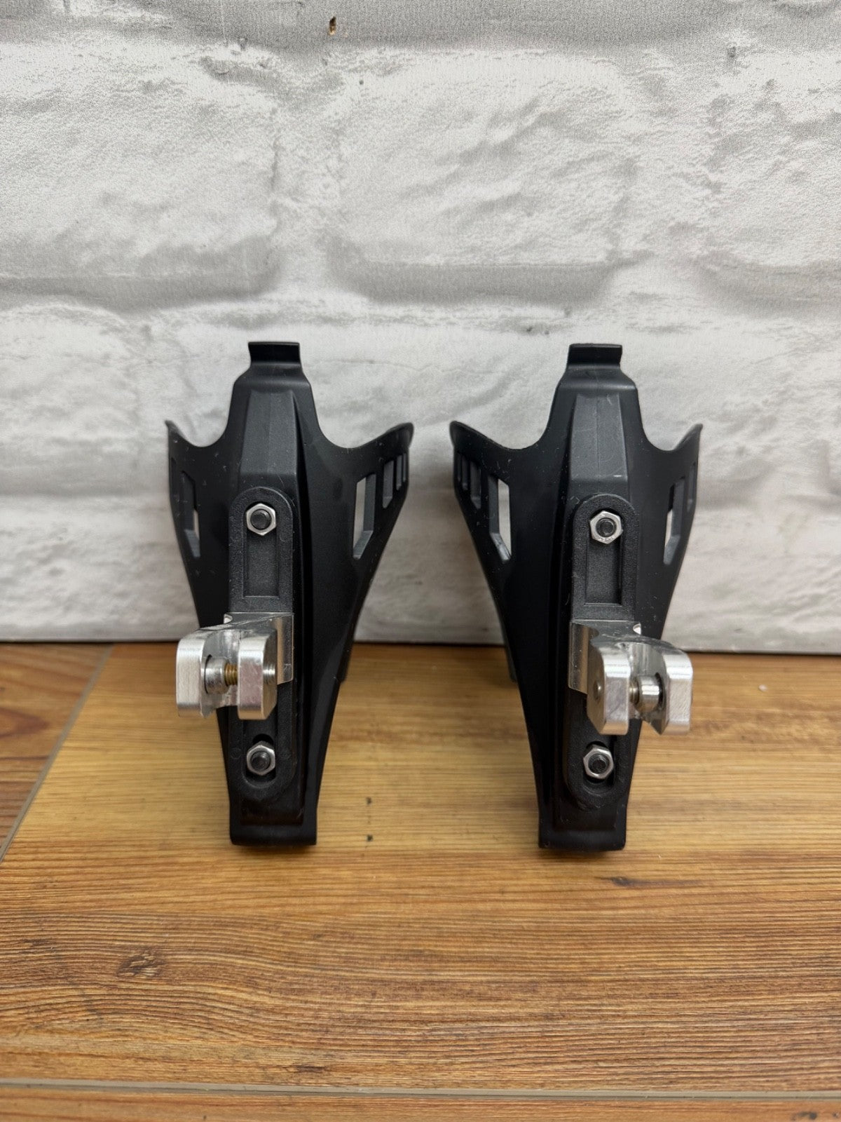 (2) XLab Mini Saddle Rail Attachment Mount & Xenon Water Bottle Cage Pair Aero