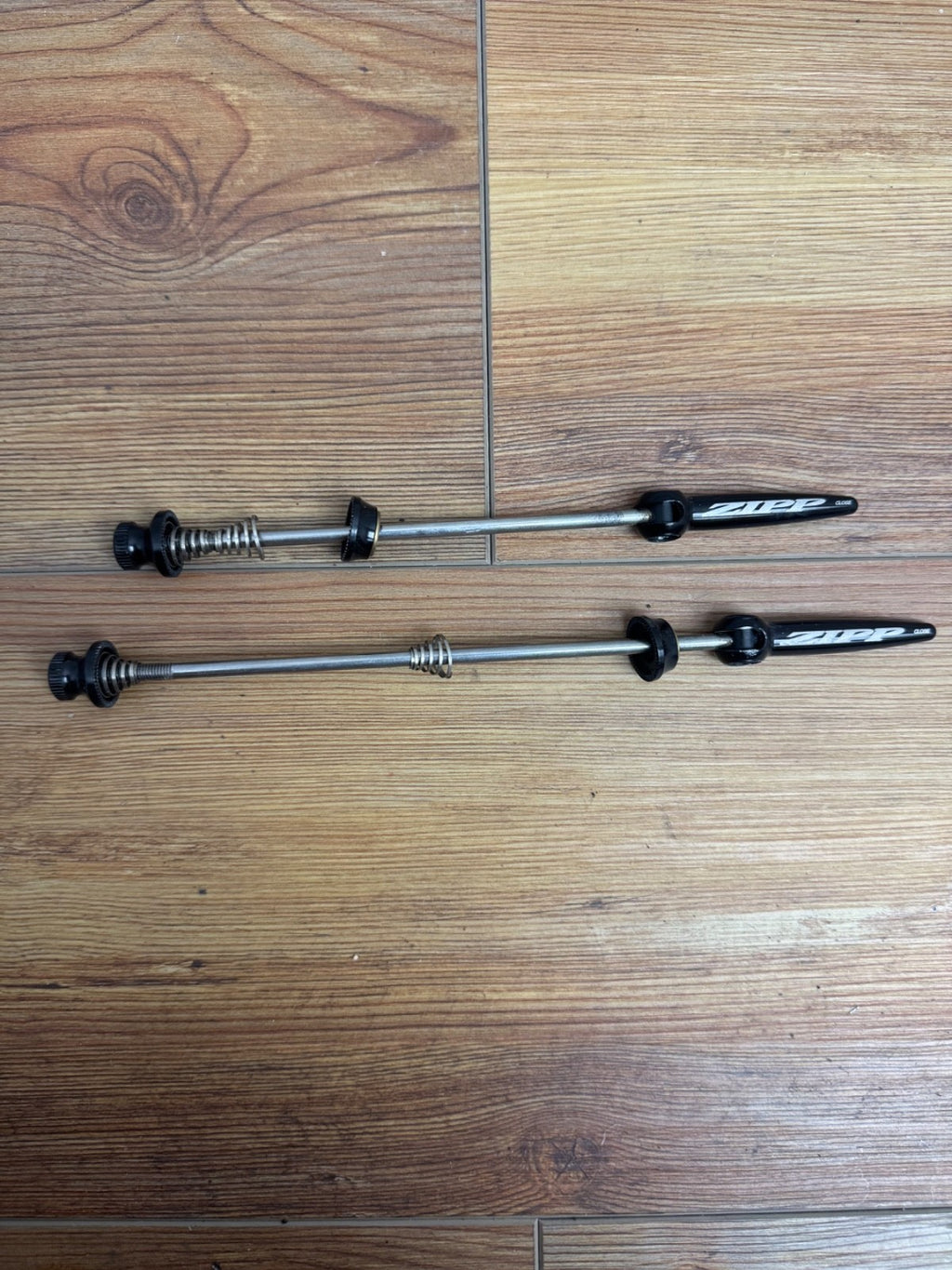 Zipp Stainless Steel Quick Release Skewer Set -- see description