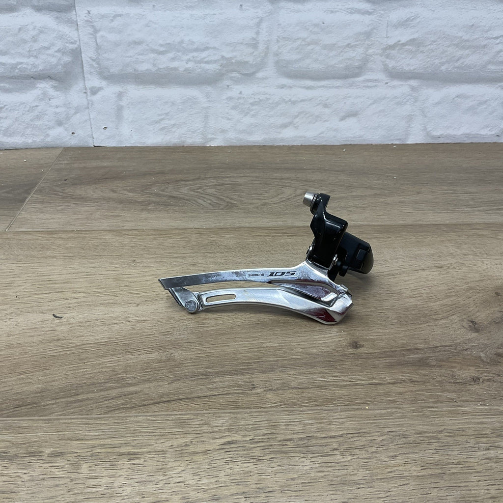 Shimano 105 FD-5700 Speed Double Road Clamp-On  Front Derailleur