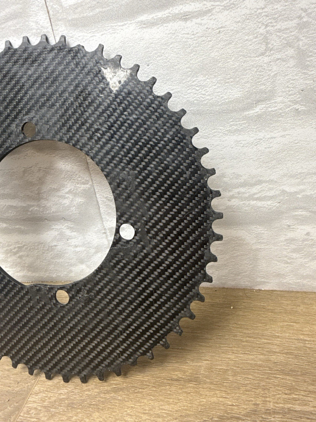 AeroCoach ARC Carbon Time Trial Chainring 5 Bolt Heavily Used