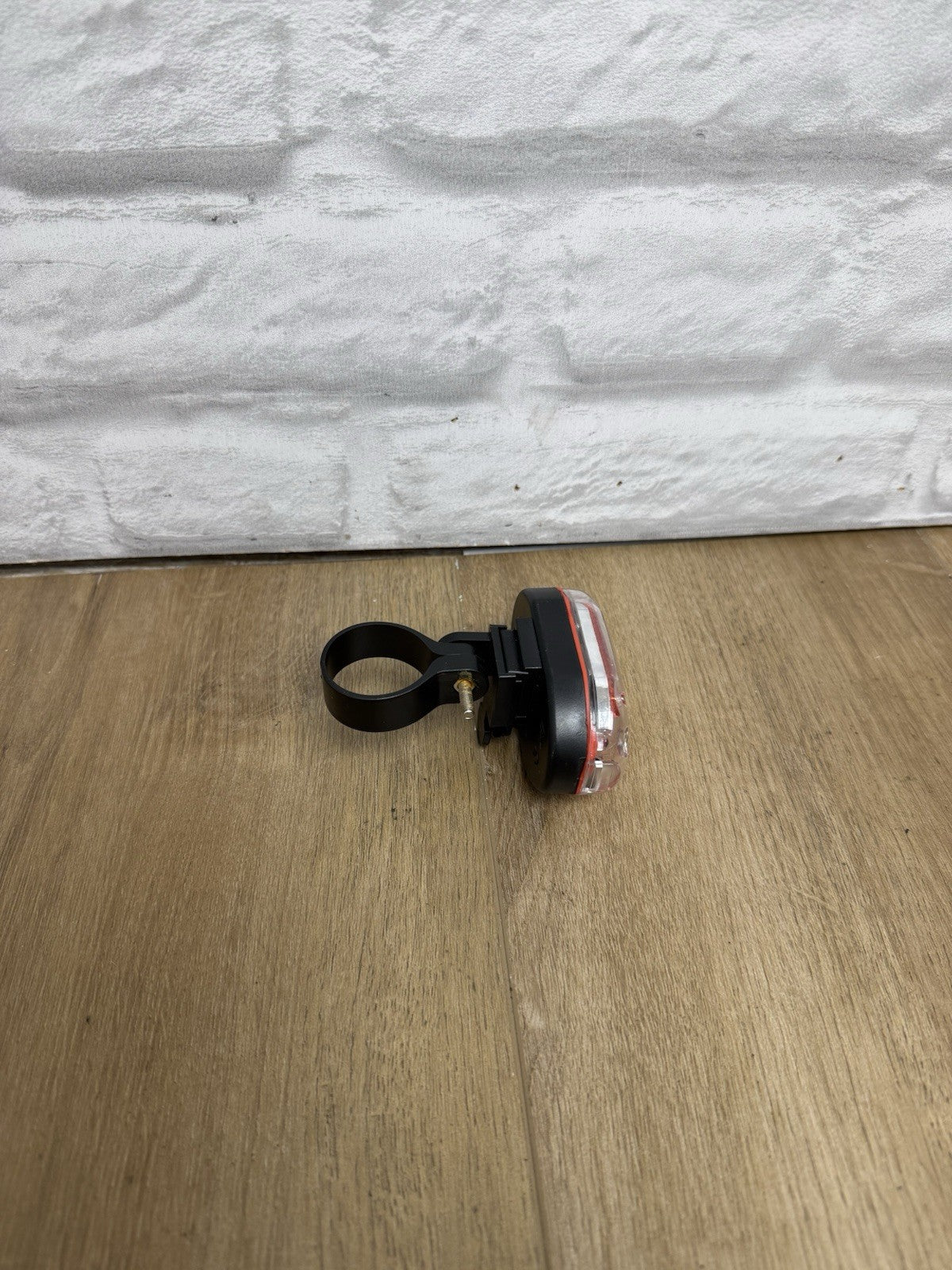 Oval Bike Rear Safety Light Multi-Mode Red LED Reflector with Bracket Mount
