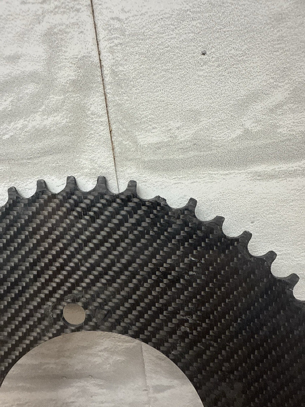 AeroCoach ARC Carbon Time Trial Chainring 5 Bolt Heavily Used