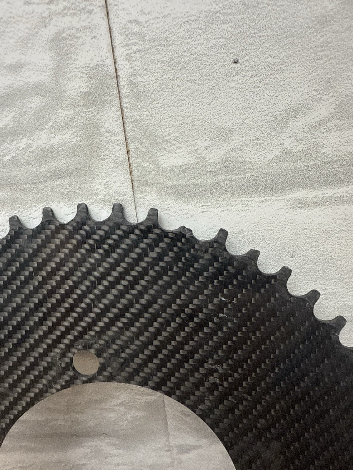 AeroCoach ARC Carbon Time Trial Chainring 5 Bolt Heavily Used