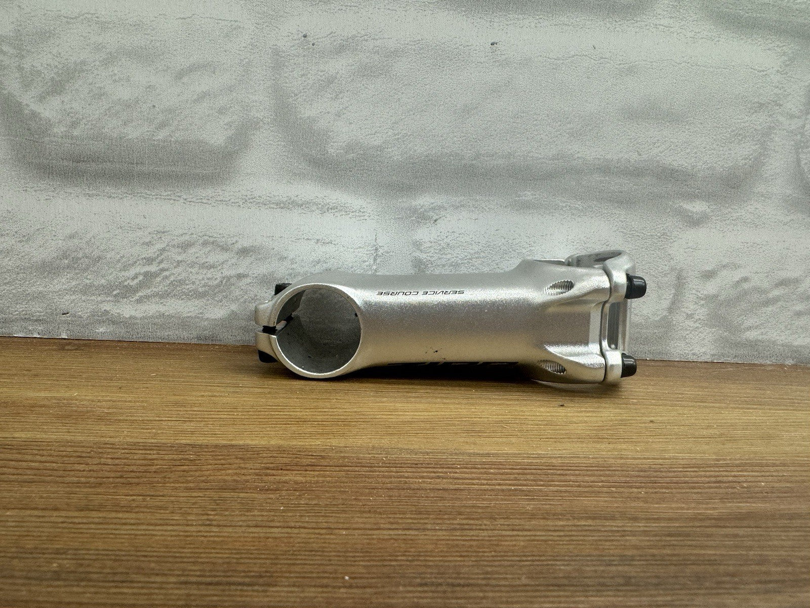 Zipp Service Course Stem 90mm Clamp 31.8mm +/-6 Deg 1 1/8 in Silver Aluminum