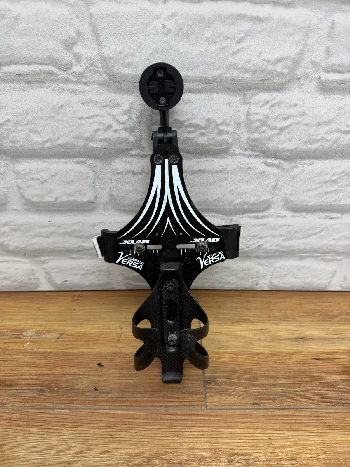 XLAB Torpedo Carbon Fiber Black Water Bottle Cage + Mount