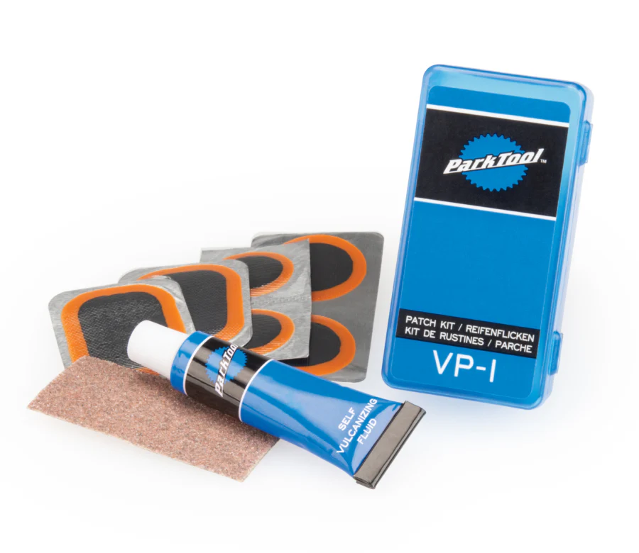 Park Tool VP-1 Vulcanizing Bike Tire Inner Tube Patch Repair Kit 6-Patches Glue