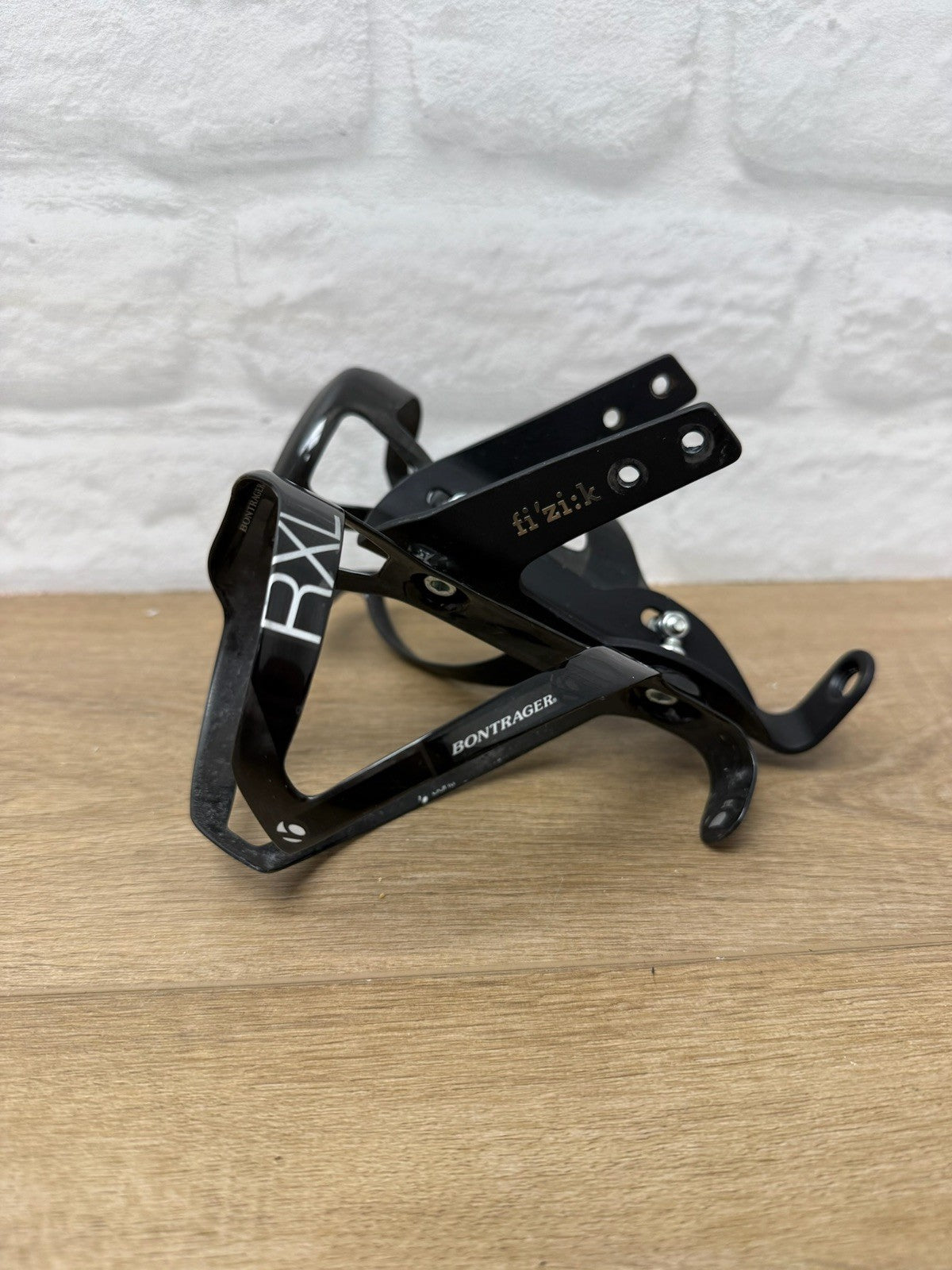 Fizik Rear Hydration Bottle Cage Saddle Mount With Bontrager RXL Bottle Cage 