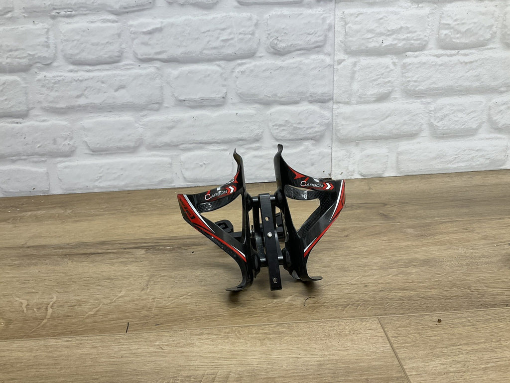 Weil Rear Dual Full Carbon Fiber Bike Water Bottle Cages 