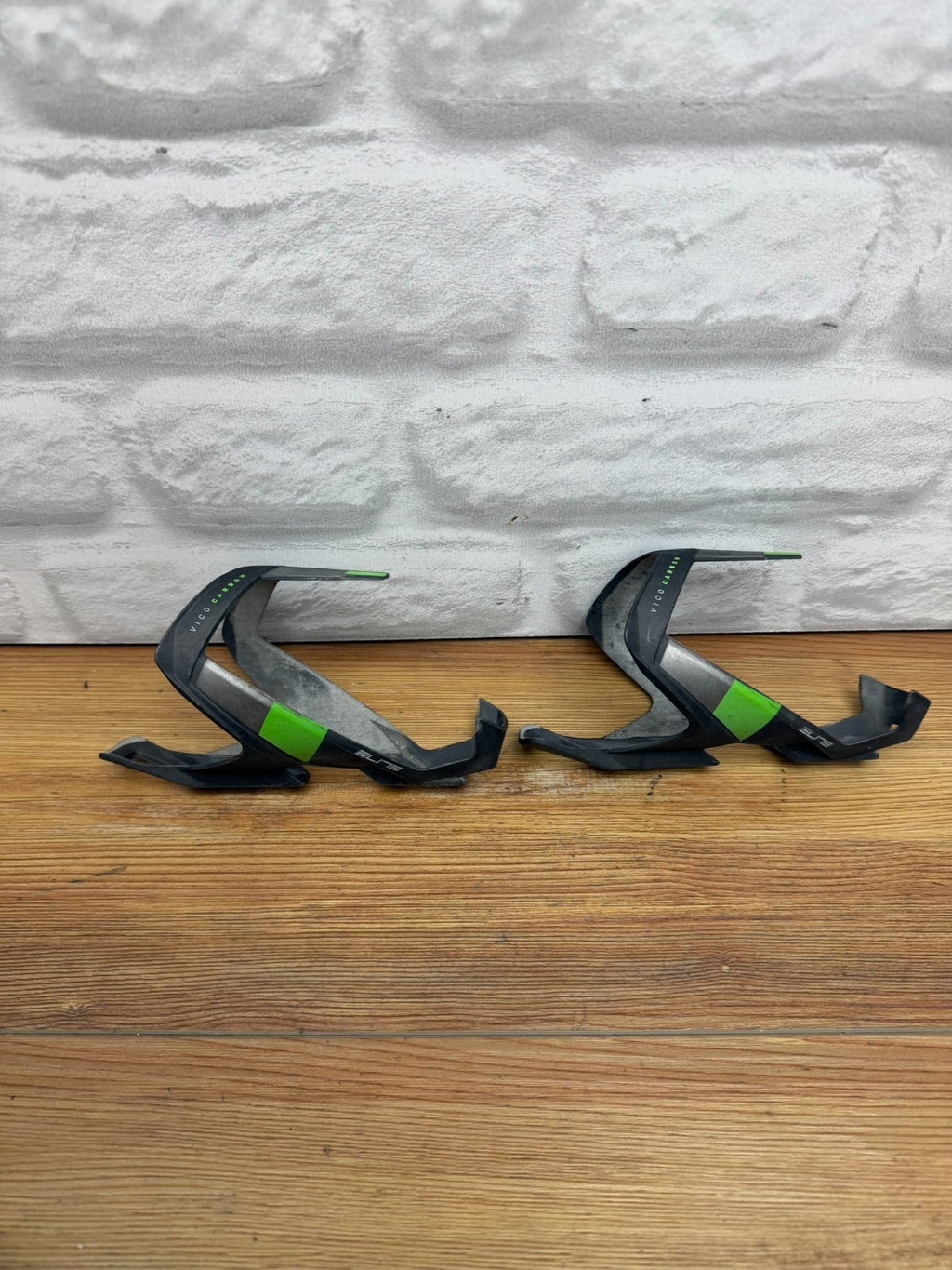 2 X ELITE VICO CARBON BOTTLE CAGES