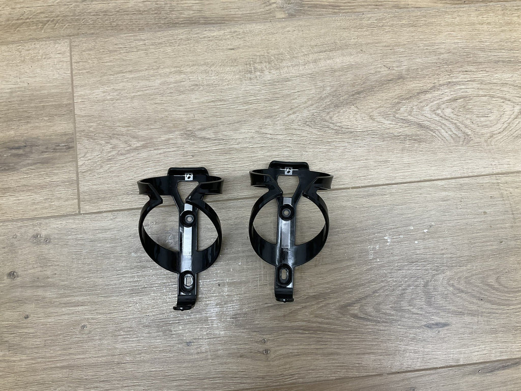 Bontrager Elite Recycled Water Bottle Cages Glossy Black Pair