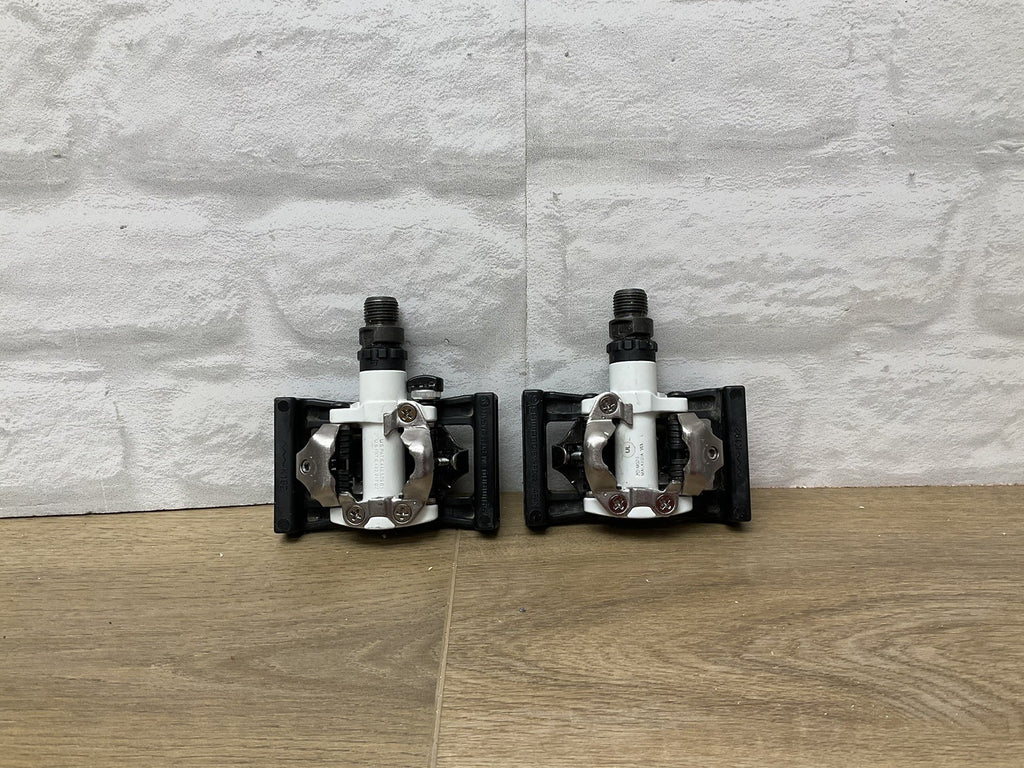 Shimano PD-m520 With SM-PD22 Clipless MTB + Flat Pedals 