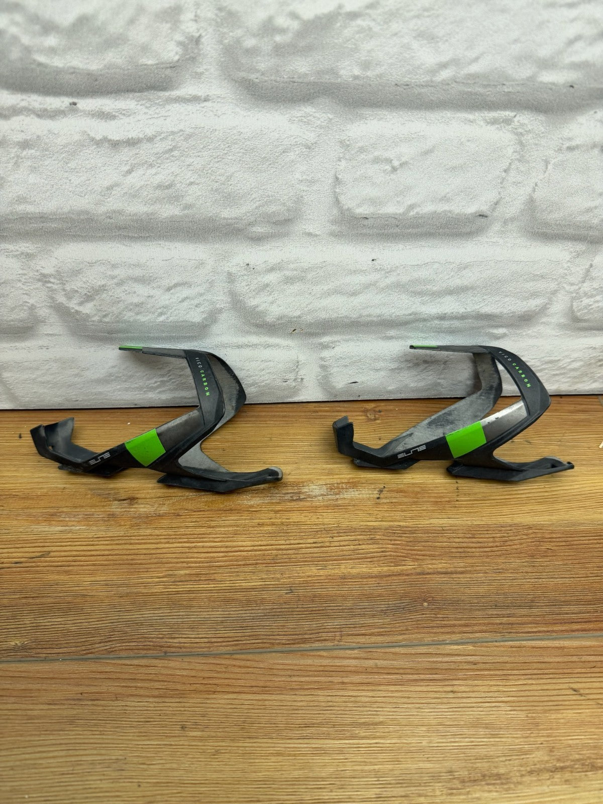2 X ELITE VICO CARBON BOTTLE CAGES