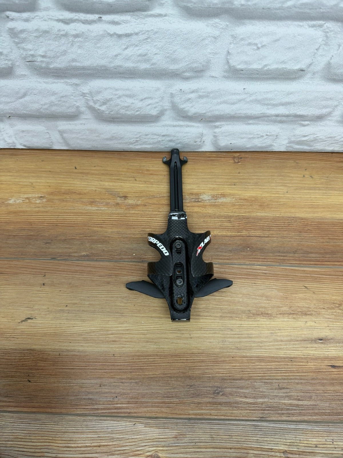 XLAB Torpedo Carbon Fiber Black Water Bottle Cage + Mount