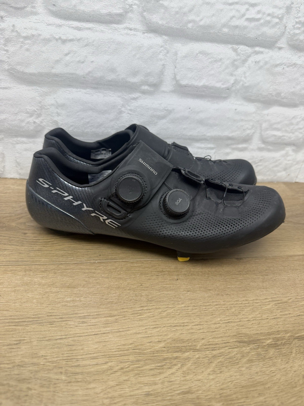 Shimano S-PHYRE RC902 Carbon Road Shoes Black Size EU 43 US 9 Wide Fit