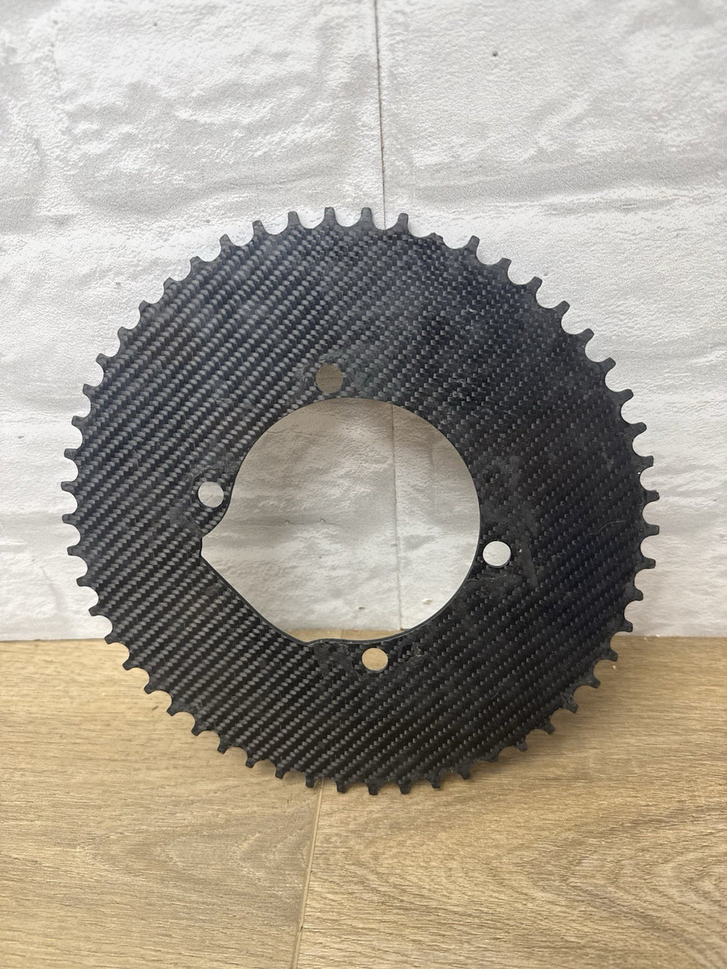 AeroCoach ARC Carbon Time Trial Chainring 5 Bolt Heavily Used