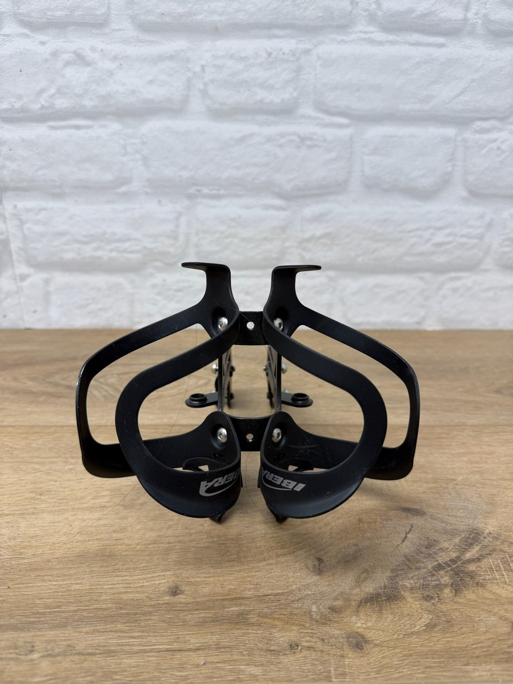 TriSeven Dual Water Bottle Cage Adapter With IBERA aluminum Bottle Cages Set