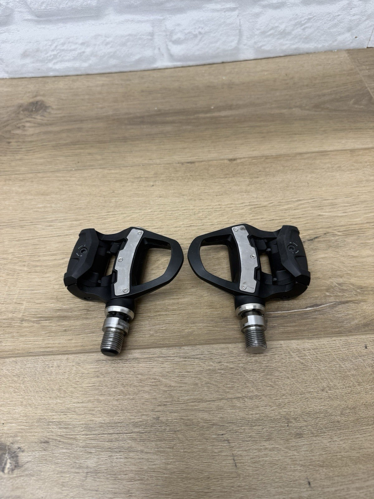 Garmin Rally RS Power Meter Pedals Shimano SPD-SL For Parts Or Repair Only