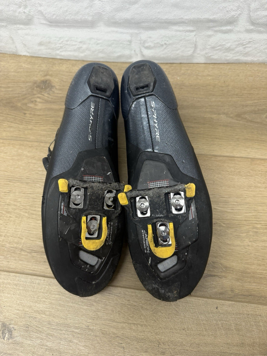 Shimano S-PHYRE RC902 Carbon Road Shoes Black Size EU 43 US 9 Wide Fit