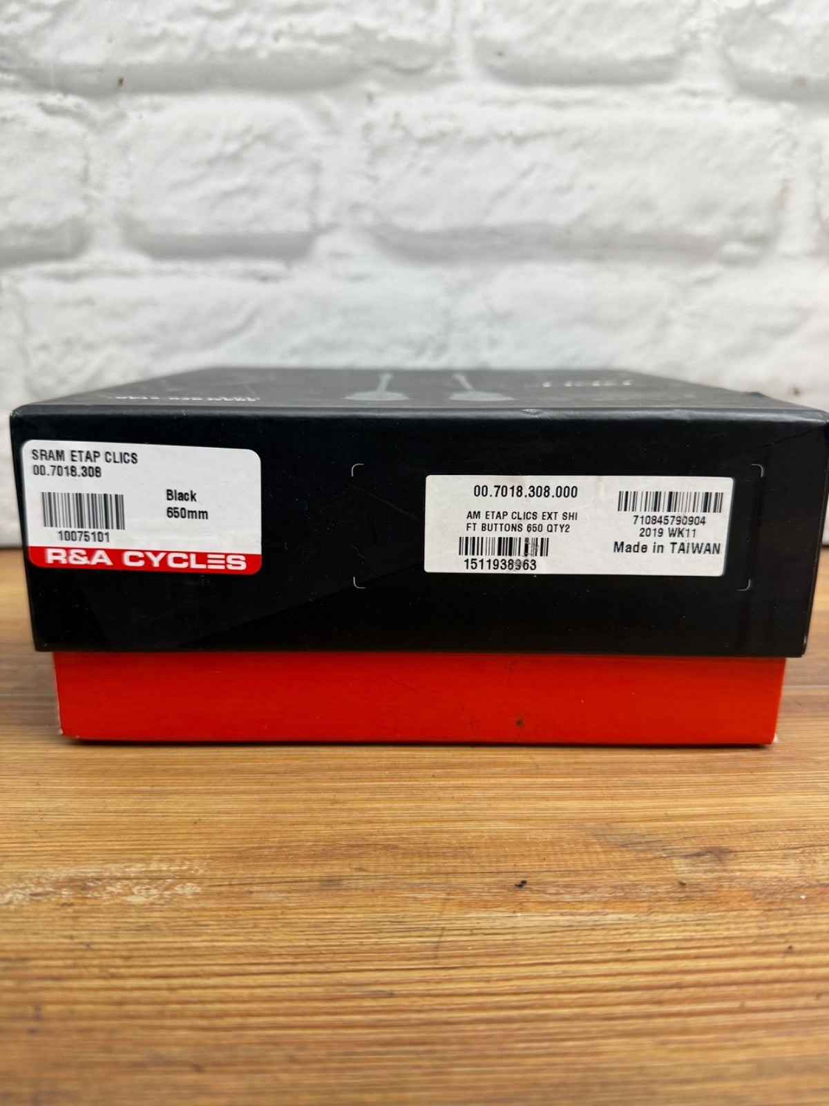 SRAM Red eTap Clics Bar End Shifters 650mm