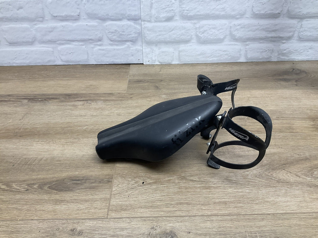 Fizik Tritone Carbon Rails TT/ Triathlon Saddle With Dual Bottle Cages 