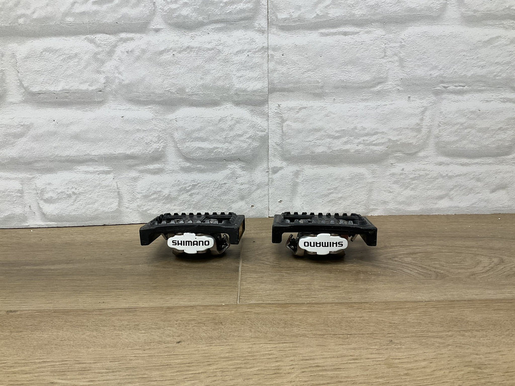 Shimano PD-m520 With SM-PD22 Clipless MTB + Flat Pedals 