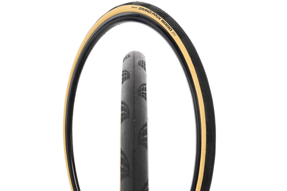 Continental Grand Prix 5000 700x25 Clincher, Pair, Black/Cream