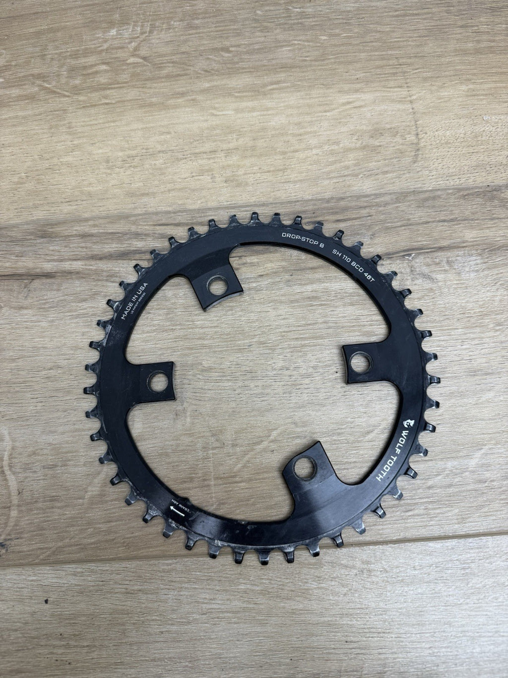 Wolf Tooth 110 BCD Asymmetric 4-Bolt Chainring for Shimano Cranks 