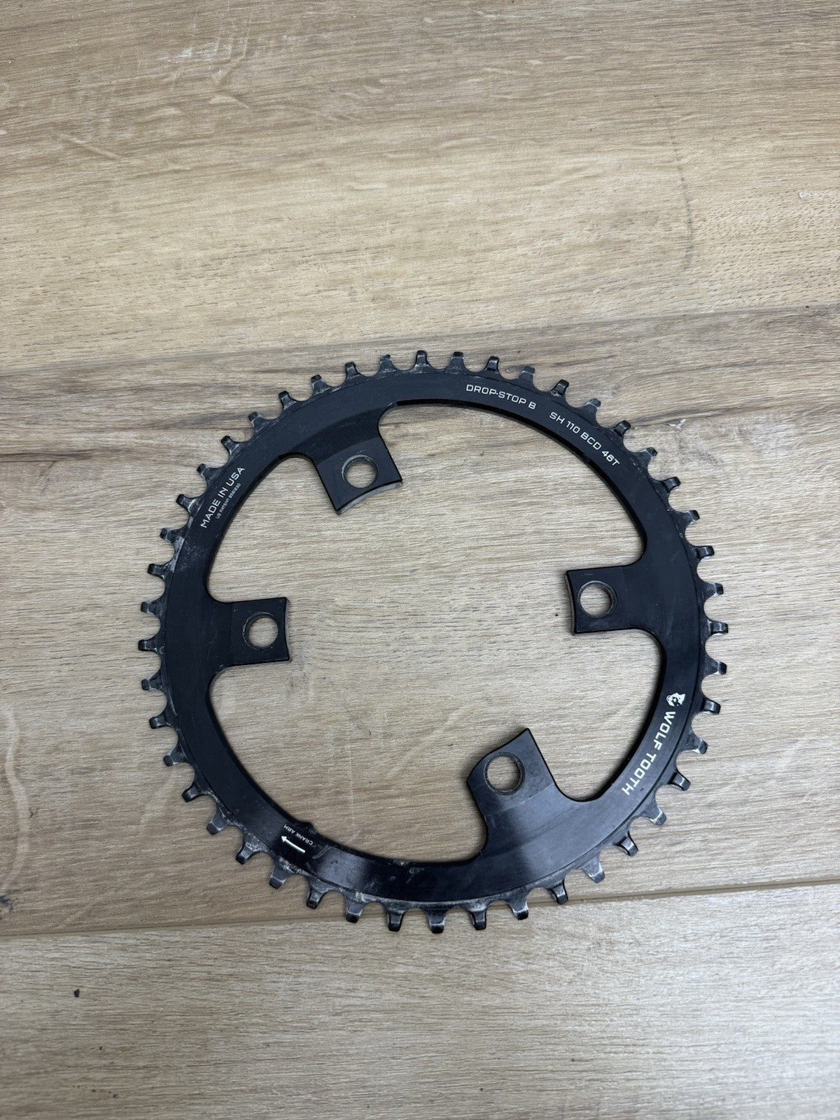 Wolf Tooth 110 BCD Asymmetric 4-Bolt Chainring for Shimano Cranks 