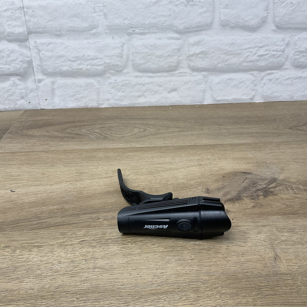 Ascher Bicycle Headlight Black Detachable Flashlight/ Handlebar Flashlight 
