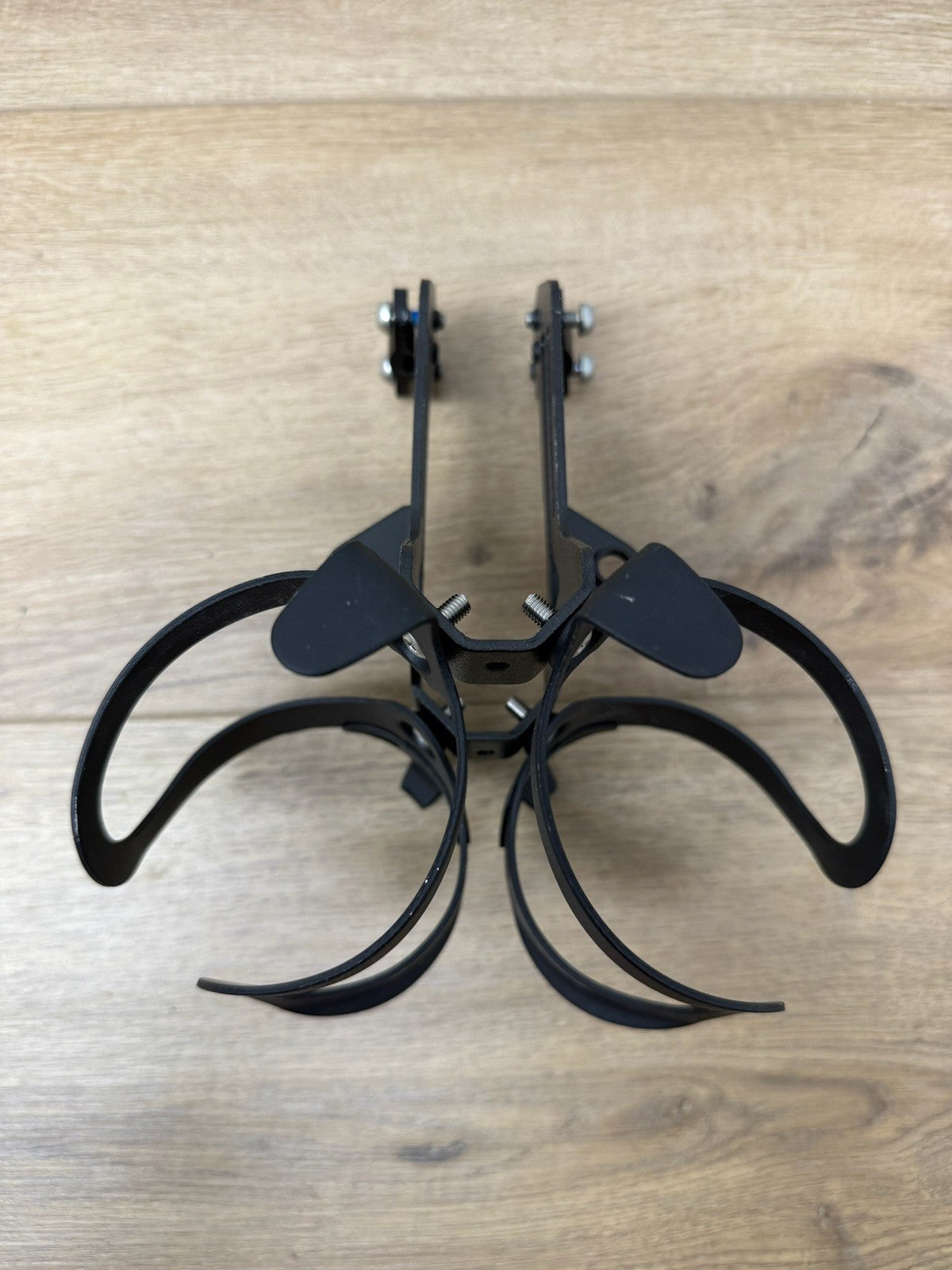 TriSeven Dual Water Bottle Cage Adapter With IBERA aluminum Bottle Cages Set