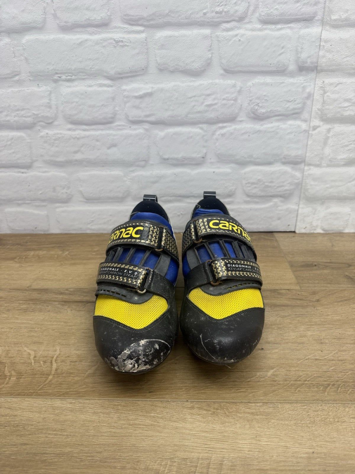 vintage Carnac Ligne Pro road cycling shoes