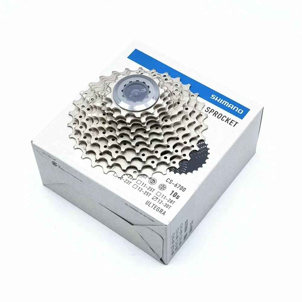 Shimano Ultegra CS-6700 Cassette - 10 Speed, 12-30T, Silver
