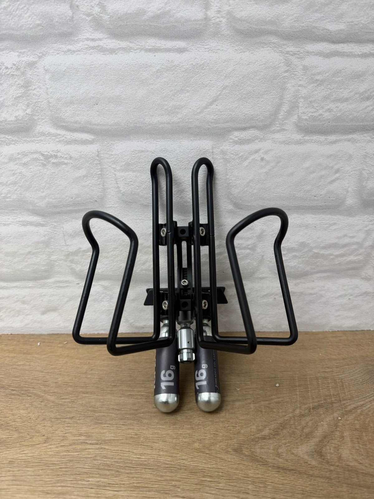 Topeak Tri-backup Air Station Set Up With Dual Water Bottle Cages