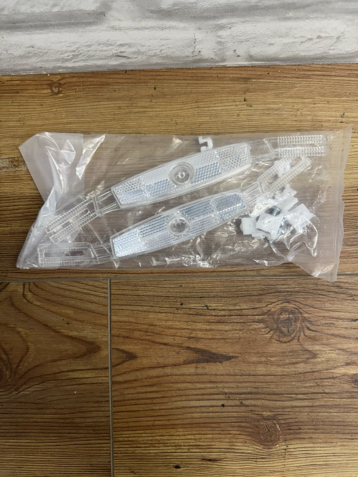 Spoke Wheel Reflectors Front & Rear  Clear New Bike Bicycle Specialized long