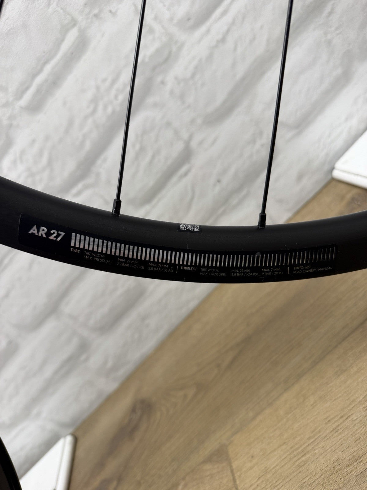 BMC AR 27 Aluminum 700c Disc Brake Wheelset
