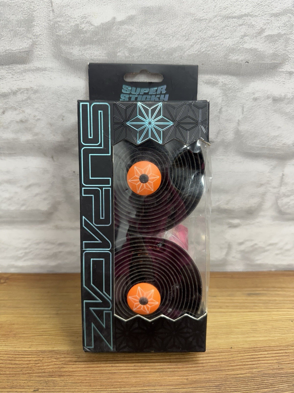 Supacaz Super Sticky Kush Bar Tape — Neon Orange Galaxy