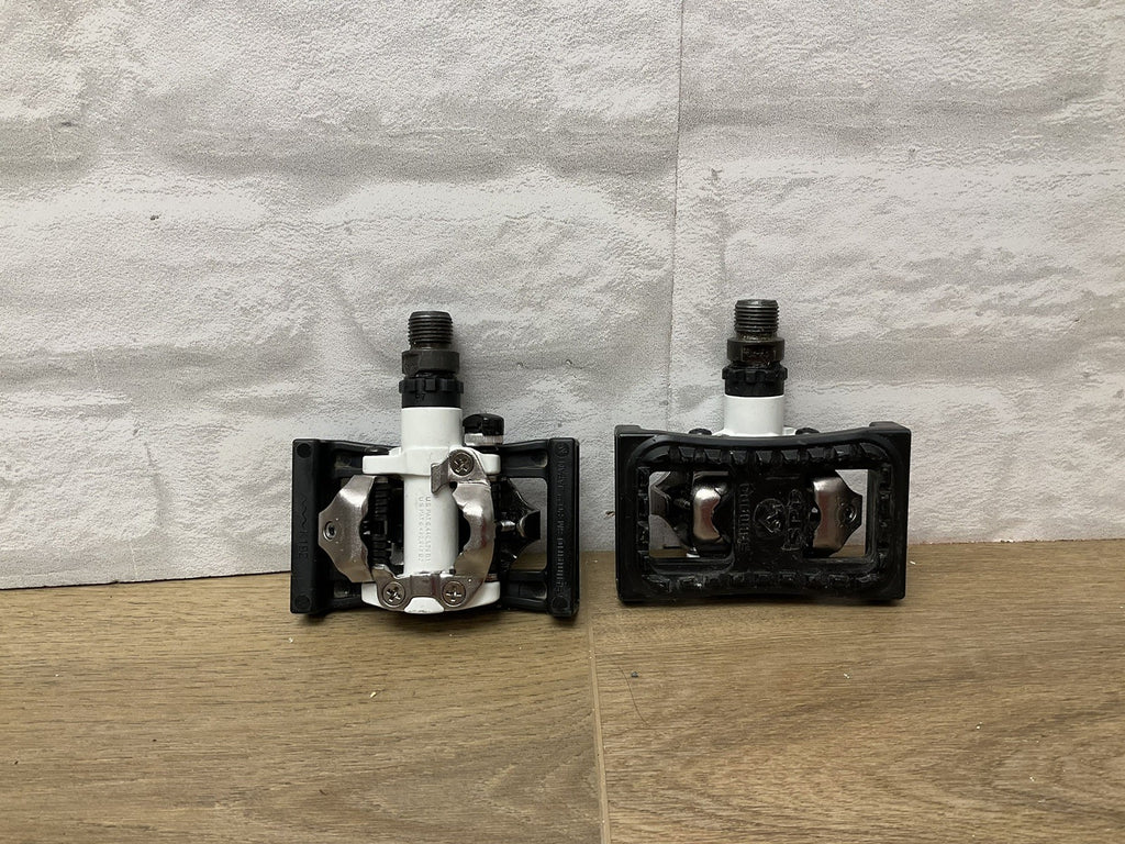 Shimano PD-m520 With SM-PD22 Clipless MTB + Flat Pedals 