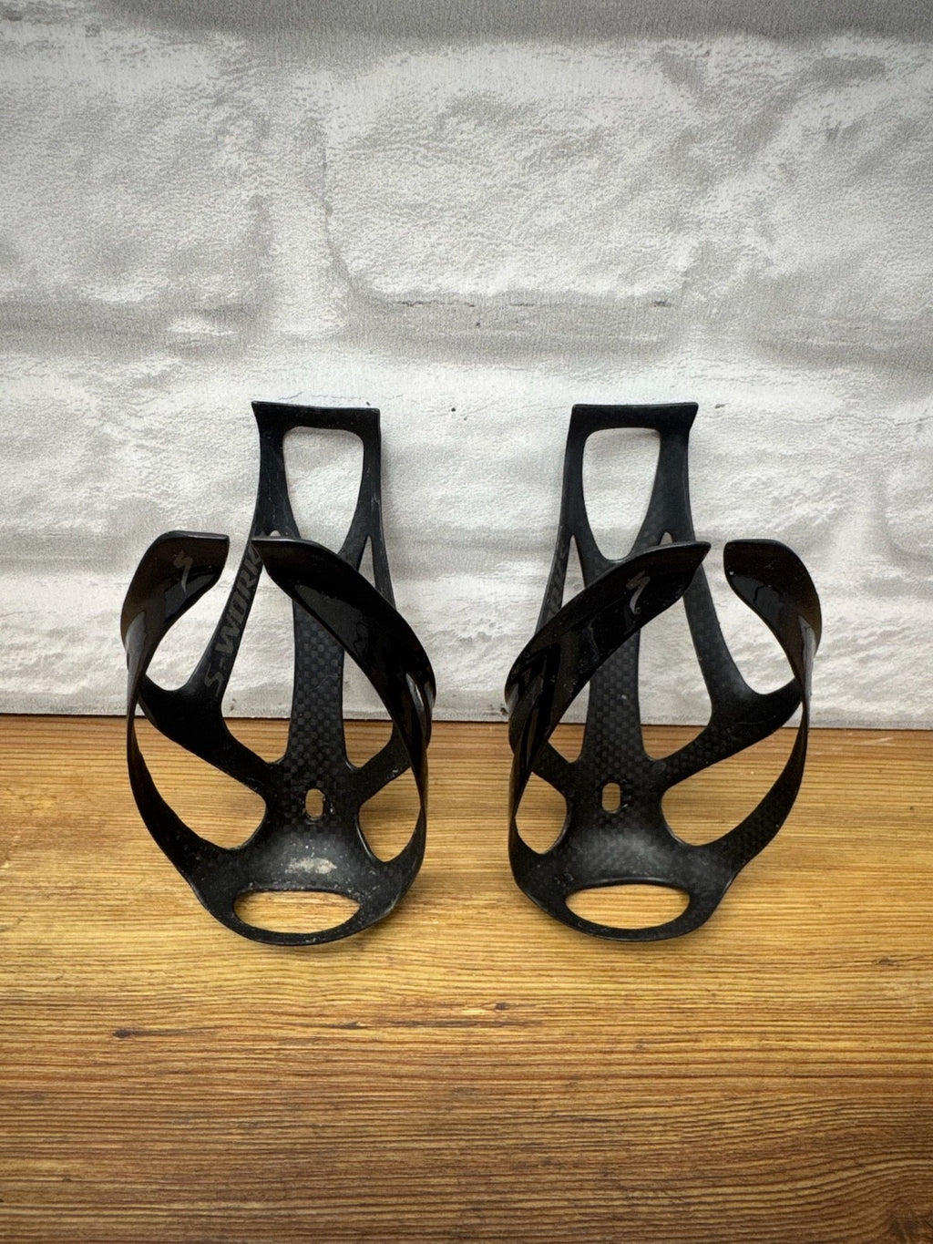 (2) Specialized S-WORKS Rib Cage II Carbon Water Bottle Cages 35g