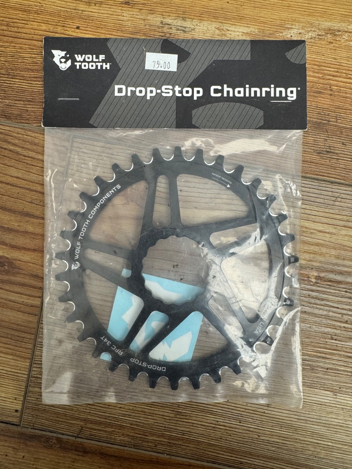 Wolf Tooth Compinents Drop Stop Chainring 34T